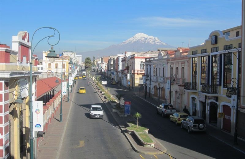 La ciudad de Riobamba - Ecuador