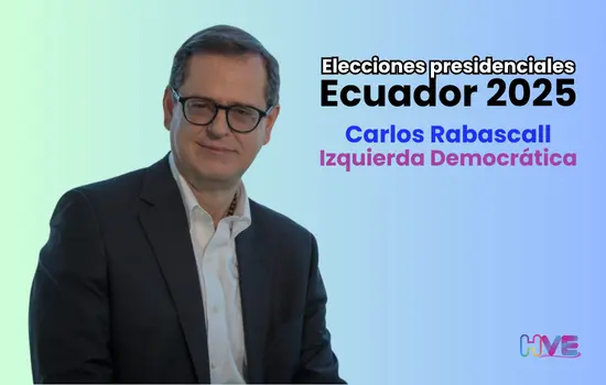 Carlos Rabascall - Izquierda Democrática Elecciones presidenciales Ecuador 2025