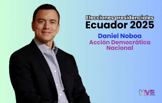 Daniel Noboa - Acción Democrática Nacional Elecciones presidenciales Ecuador 2025