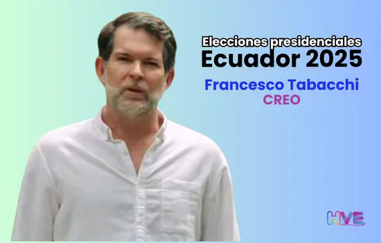 Francesco Tabacchi - Creo Elecciones presidenciales Ecuador 2025