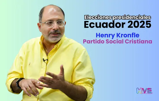 Henry Kronfle - Partido Social Cristiano Elecciones presidenciales Ecuador 2025