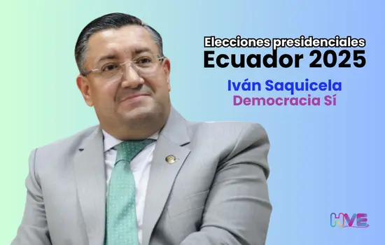 Iván Saquicela - Democracia Sí Elecciones presidenciales Ecuador 2025