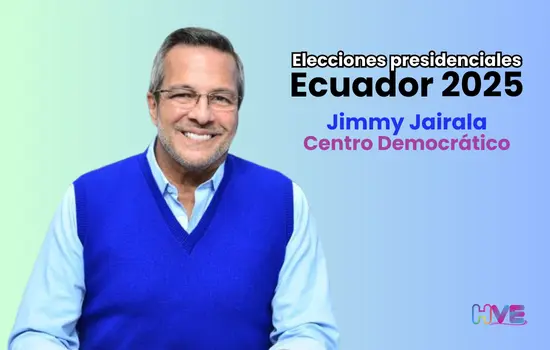 Jimmy Jairala - Unidad Popular Elecciones presidenciales Ecuador 2025