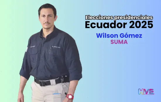 Wilson Gómez - SUMA Elecciones presidenciales Ecuador 2025