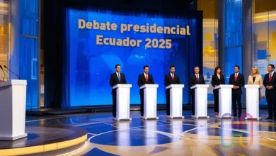 Debate presidencial Ecuador 2025