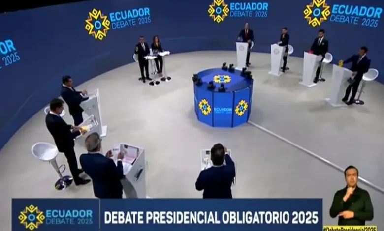 Debate presidencial Ecuador 2025 Resumen