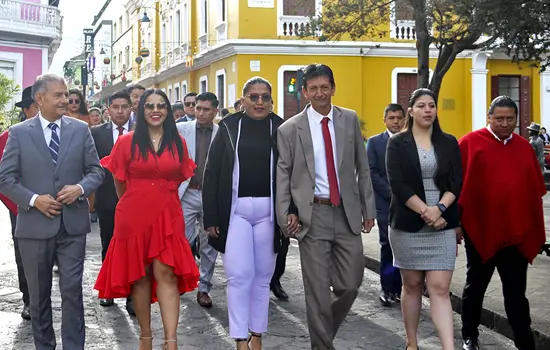 Desfile autoridades de Bolívar 2024. Provincialización