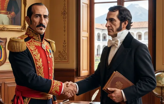 Juan José Flores y Vicente Rocafuerte