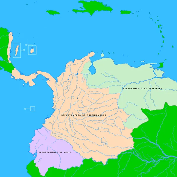 Ley de división territorial de la Gran Colombia 1824 - Cantonizaciones de Ecuador